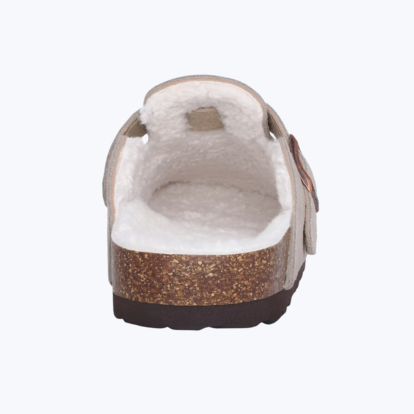 Mules en Suédine fourrées