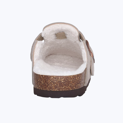 Mules en Suédine fourrées