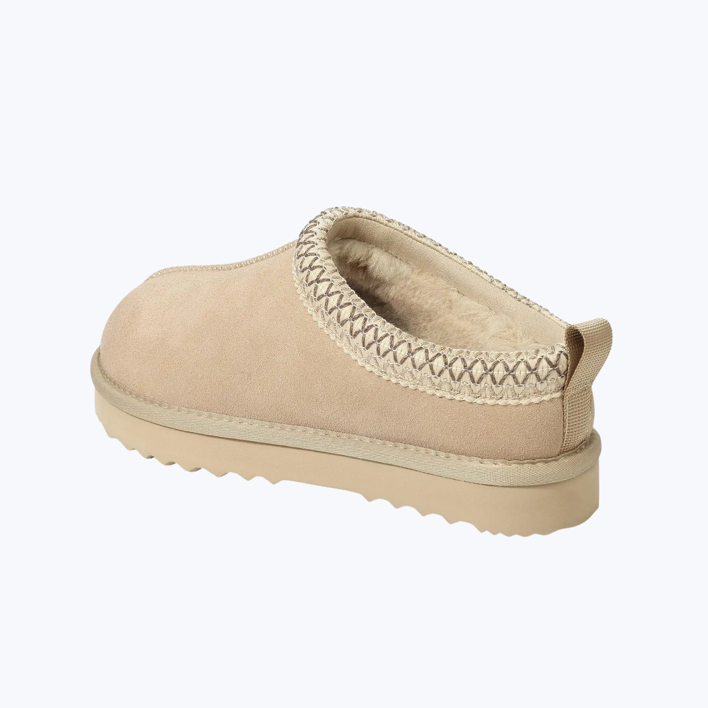 Mules d'hiver en daim