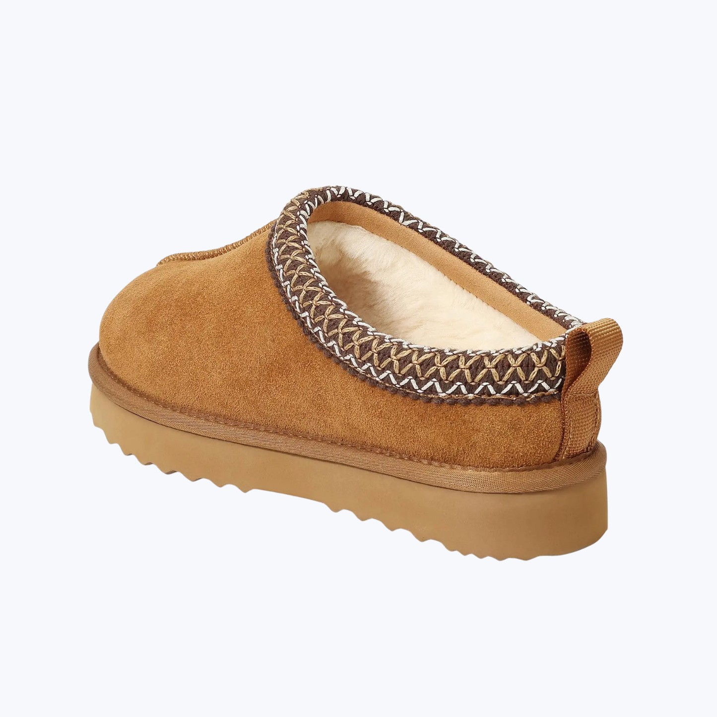 Mules d'hiver en daim